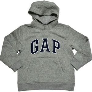 GAP Boys Fleece Arch Logo Pullover Hoodie